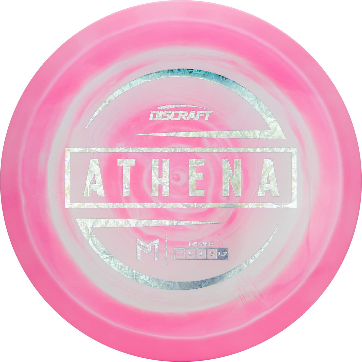 Discraft Paul McBeth Athena 170-172g back view showing over-stable flight and reliable distance.