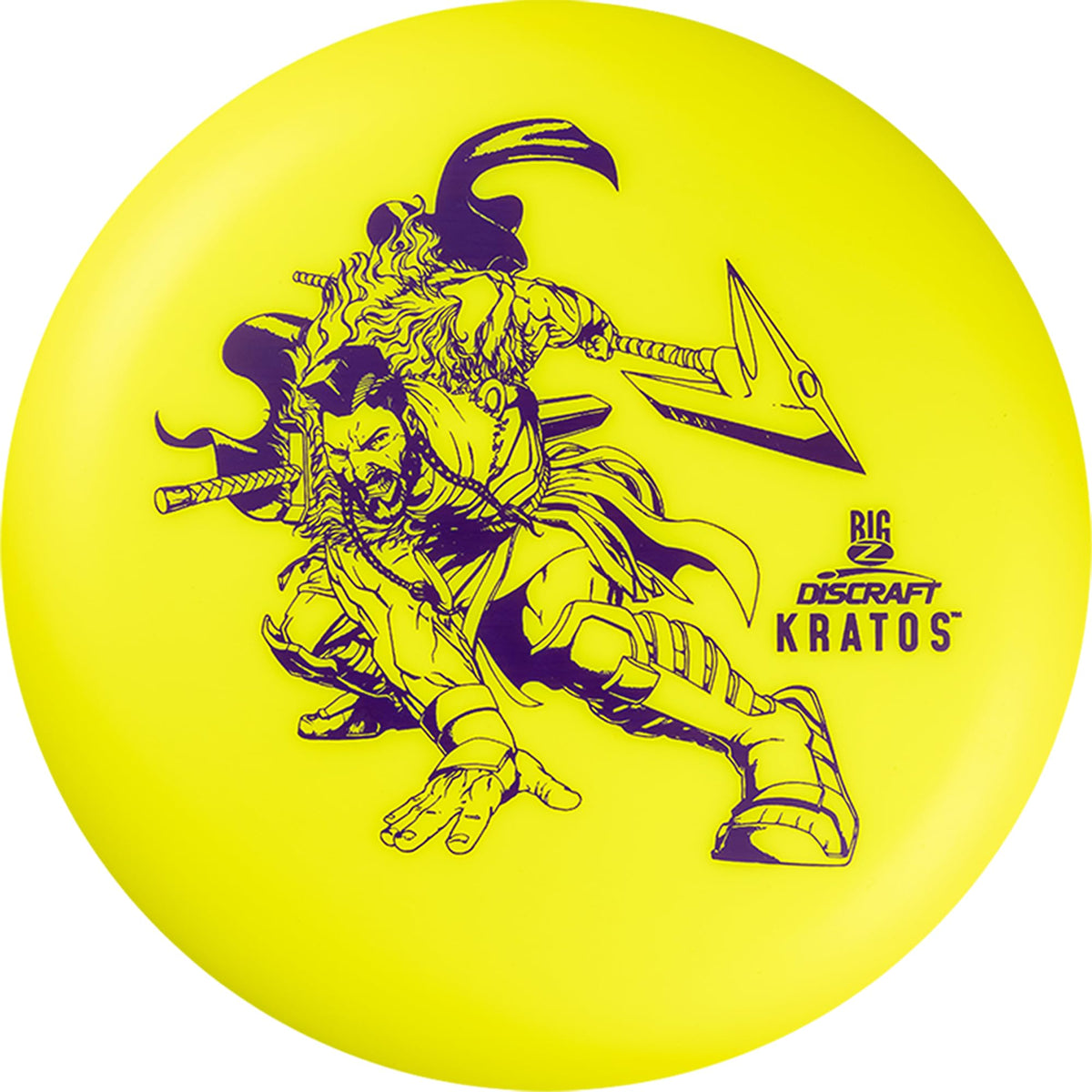 Discraft Paul McBeth Big Z Kratos front view for precise short-range control