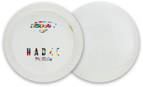 Discraft Paul McBeth Hades ESP white with bottom stamp, ideal for dye projects.