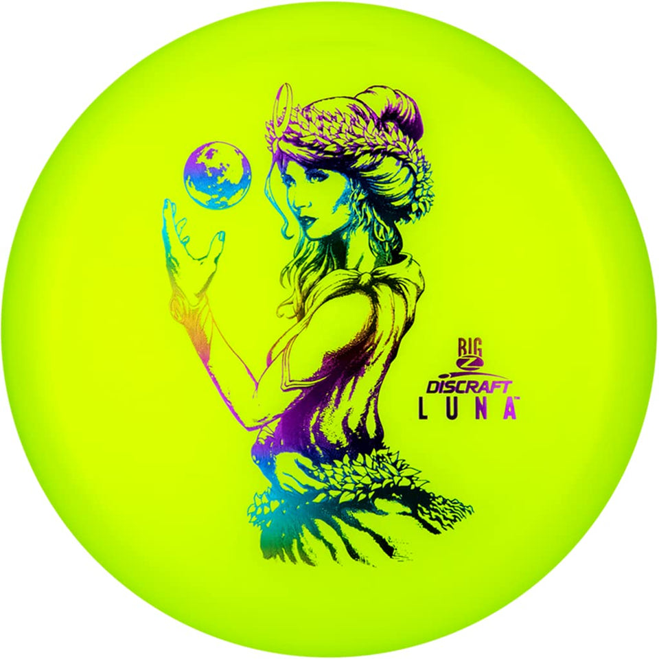 Discraft Luna putter by Paul McBeth provides stable neutral flight for precise putts.