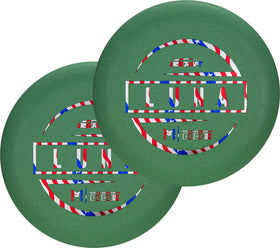 Discraft Paul McBeth Luna putter pack green pack shot showing color-matched discs