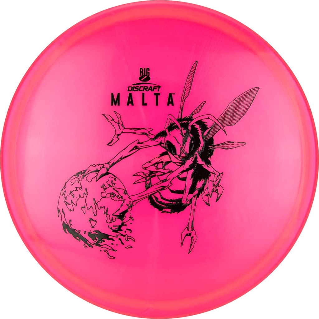 Discraft Paul McBeth Malta midrange disc in flight view, offering stable performance and dependable distance