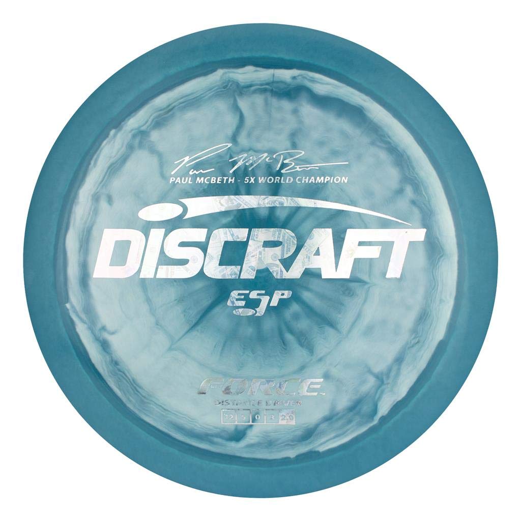 Discraft Paul McBeth ESP Force with signature hot stamp