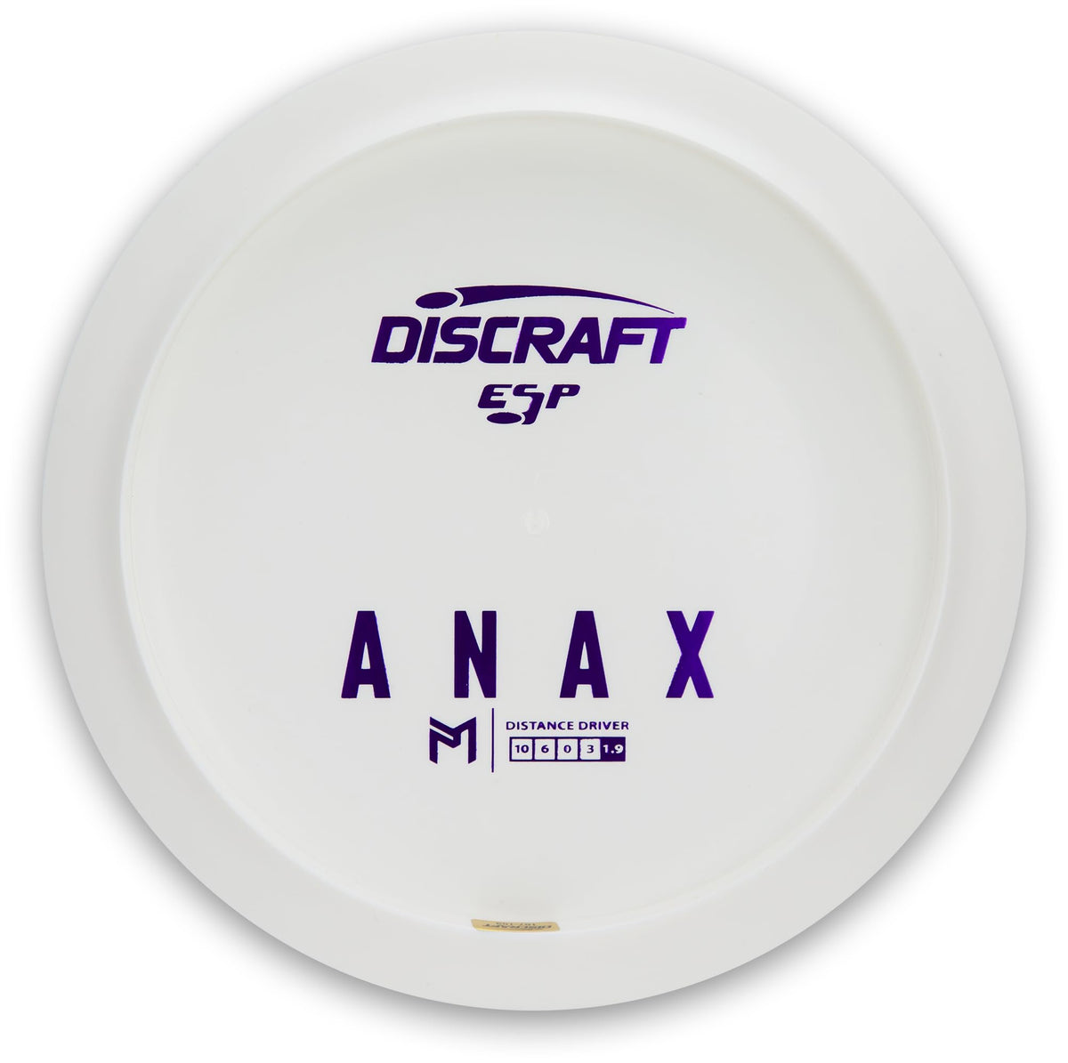 Discraft ESP Anax in-flight shot suggests smooth release and distance potential.