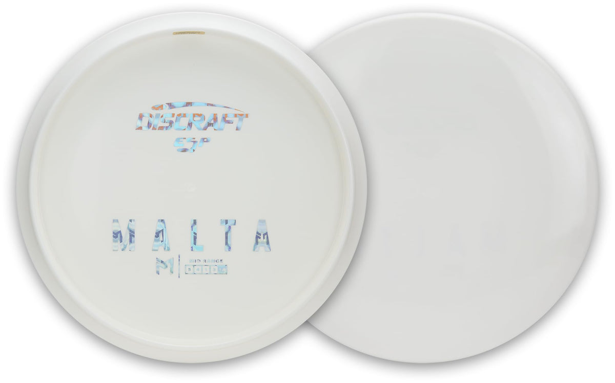 Discraft Paul McBeth White Malta in play, showcasing mid-range flight.
