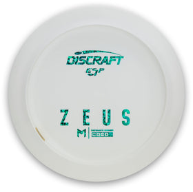 Discraft White ESP Zeus packaging and dye-friendly surface