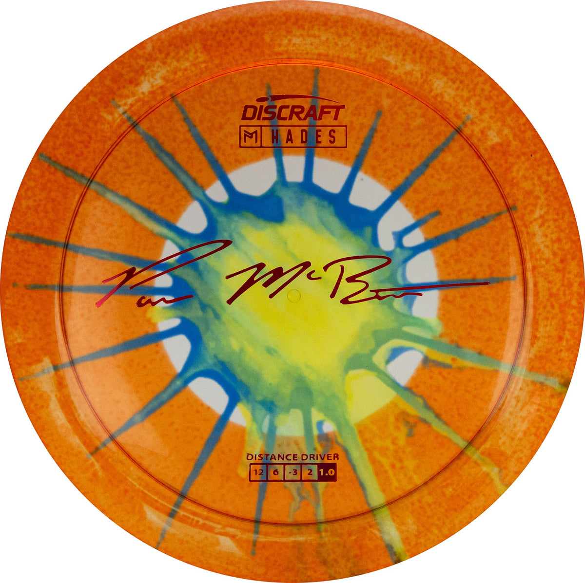 Discraft Paul McBeth Z Fly Dye Hades distance driver ready for long-range throws