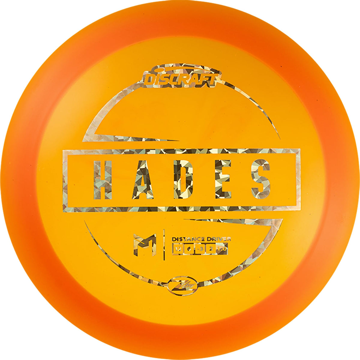 Discraft Paul McBeth Z Lite Hades foil finish boosts course visuals.