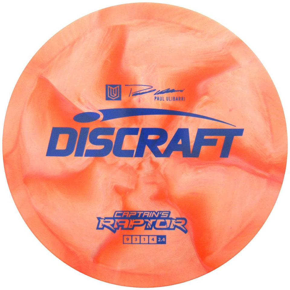 Discraft Paul Ulibarri Captain's Special Blend ESP Raptor disc for long-range drives