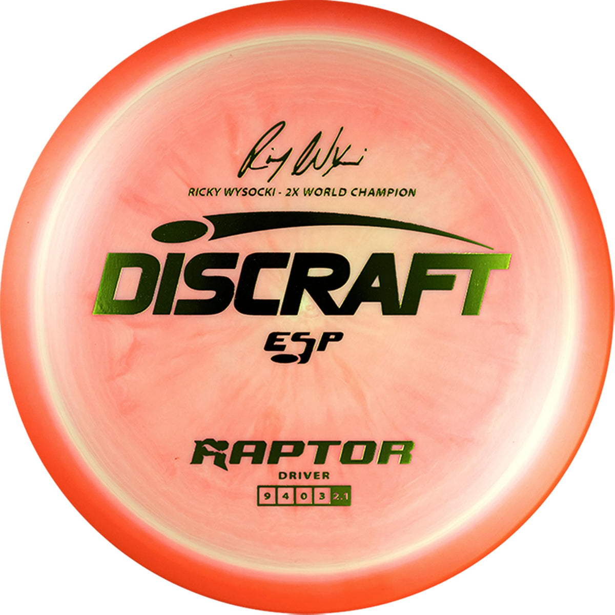 Discraft Raptor forehand laser 167-169 ideal for accurate forehand shots and reliable distance.