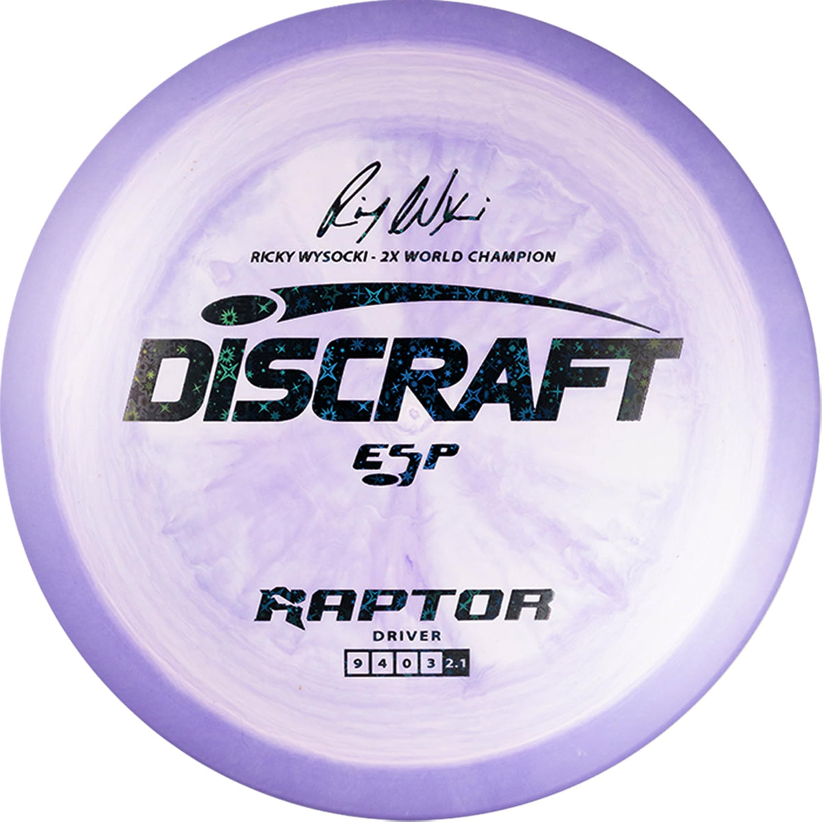Discraft Raptor back-foil engraving with tour-level appeal