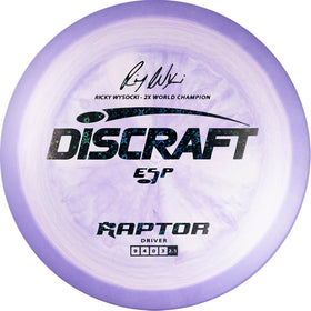 Discraft Raptor back-foil engraving with tour-level appeal