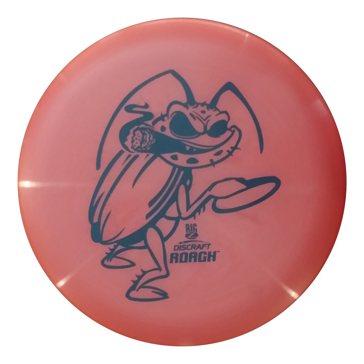 Discraft Roach glide path to chains showcases long hang time.