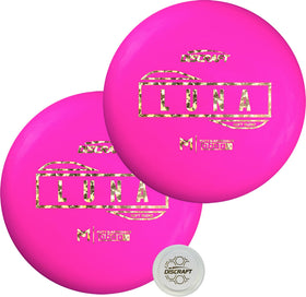 Discraft Soft Luna 2-Pack varied foils for enhanced visibility on the green
