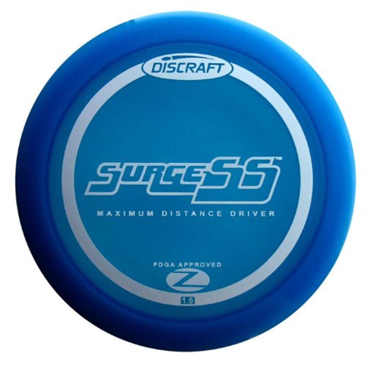 Discraft Surge SS Elite Z disc displaying strong glide for maximum distance on open courses