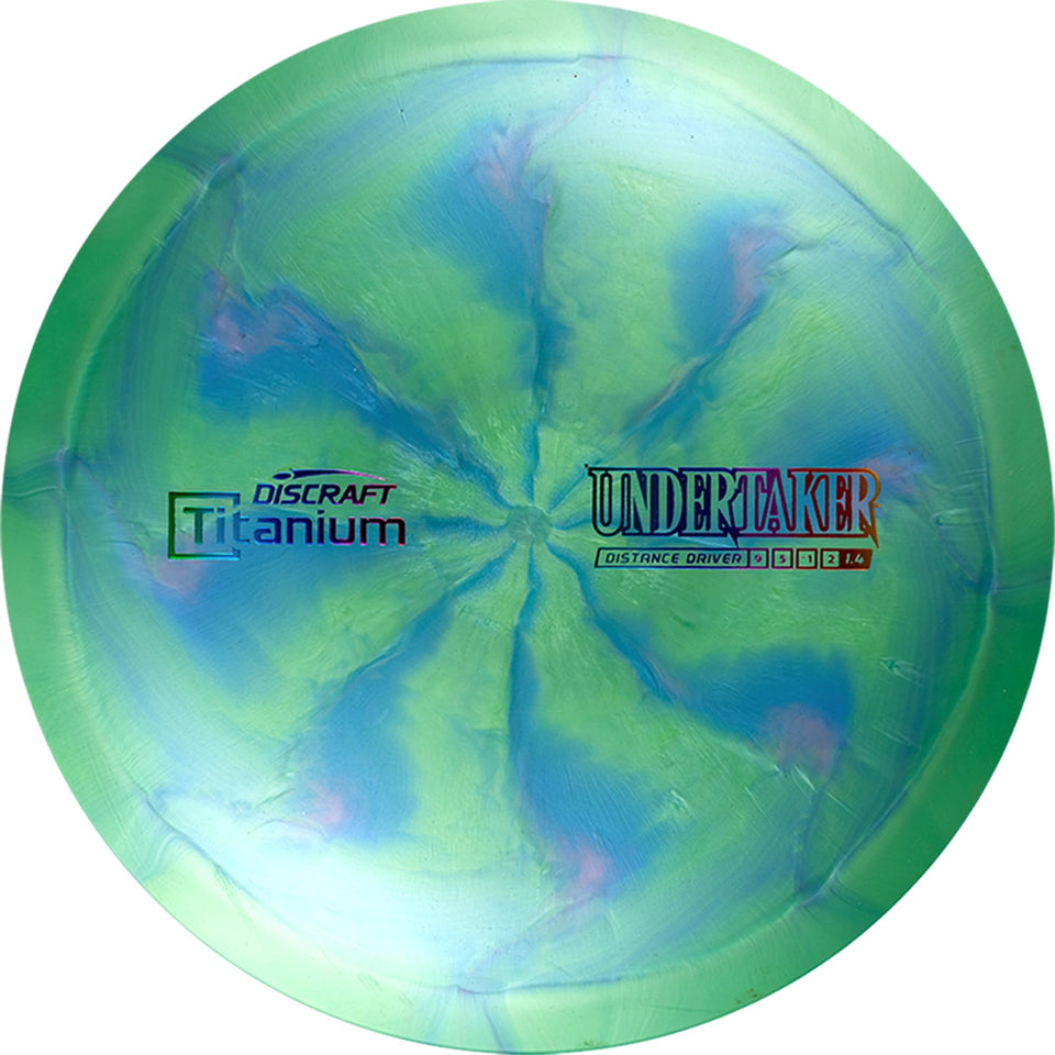 Discraft Swirl Ti Undertaker 173-174g with enhanced grip for precise throws