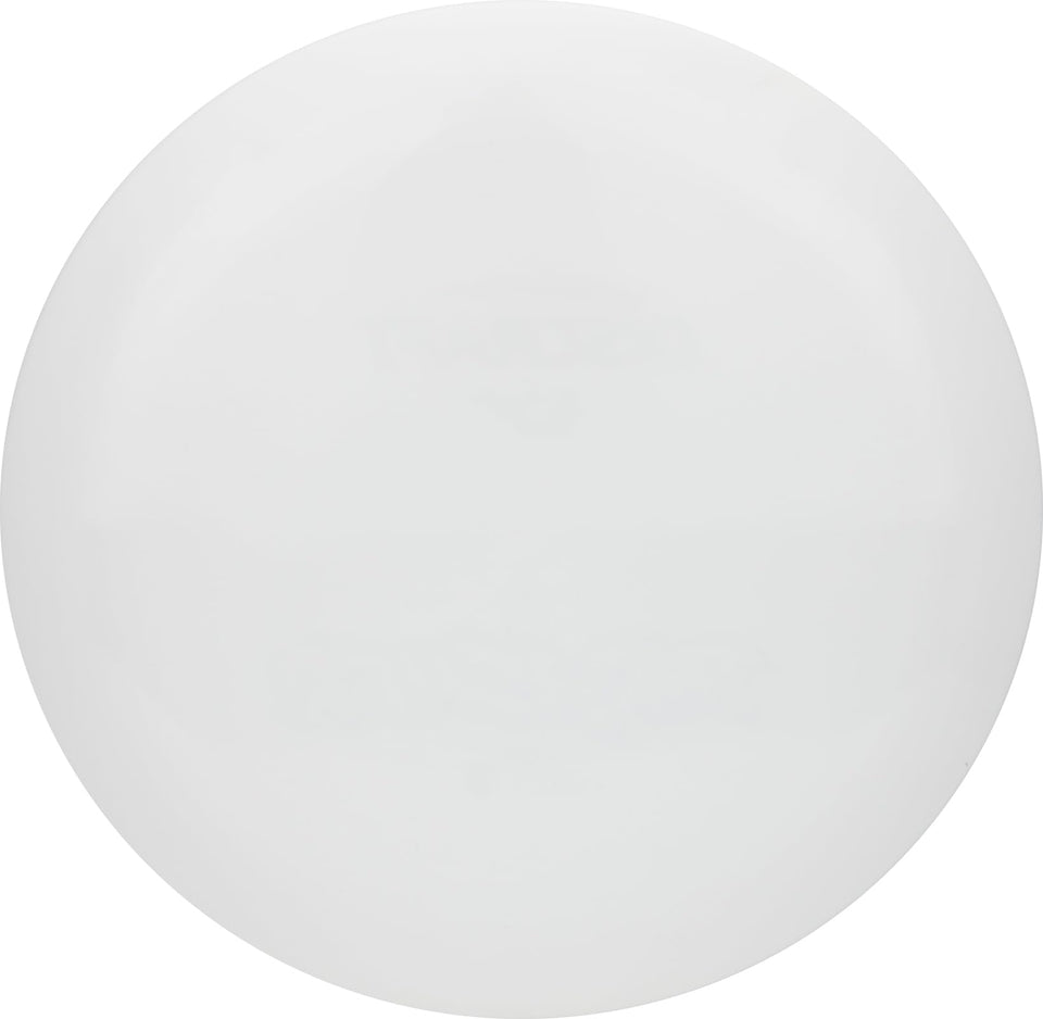 Discraft Thrasher ESP all-white distance driver for high-speed throws and long-distance accuracy at lower arm speeds