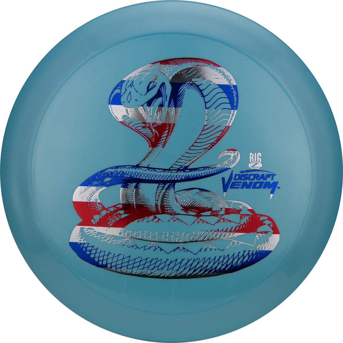 Discraft Venom distance driver handling wind for long, accurate throws.