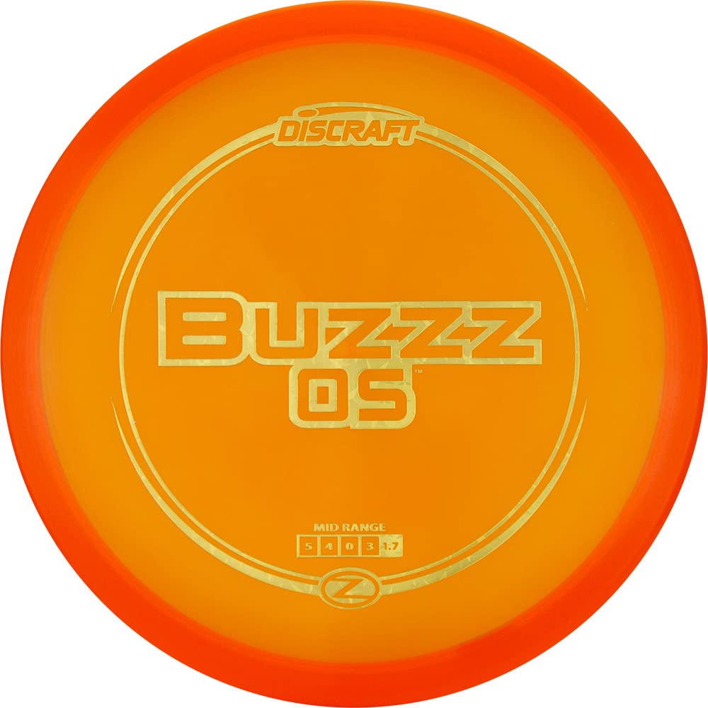 Discraft Z Buzzz OS midrange disc with high-power stability for controlled shots.