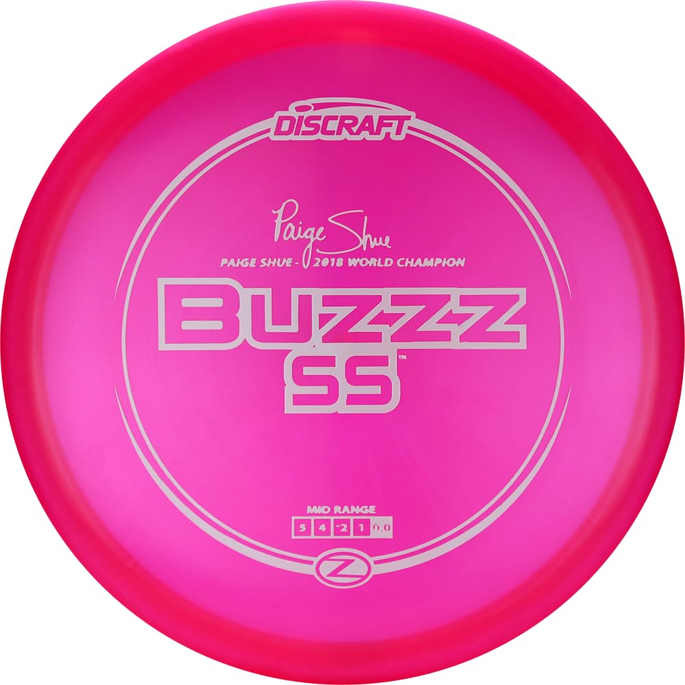 Discraft Z Buzzz SS Paige Shue flight profile highlighting midrange stability.