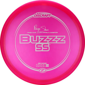 Discraft Z Buzzz SS Paige Shue flight profile highlighting midrange stability.