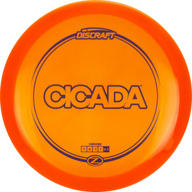 Discraft Z Cicada close-up in durable plastic highlighting long-lasting performance.