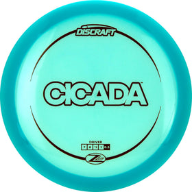 Discraft Z Lite Cicada driver, front view, stable flight for wooded fairways.