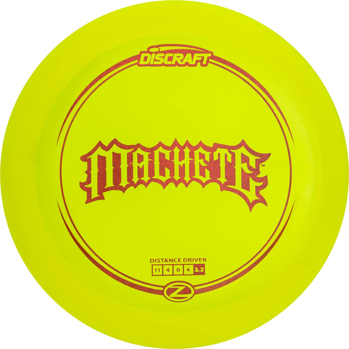 Discraft Z Machete distance driver ready for headwinds with precise control.