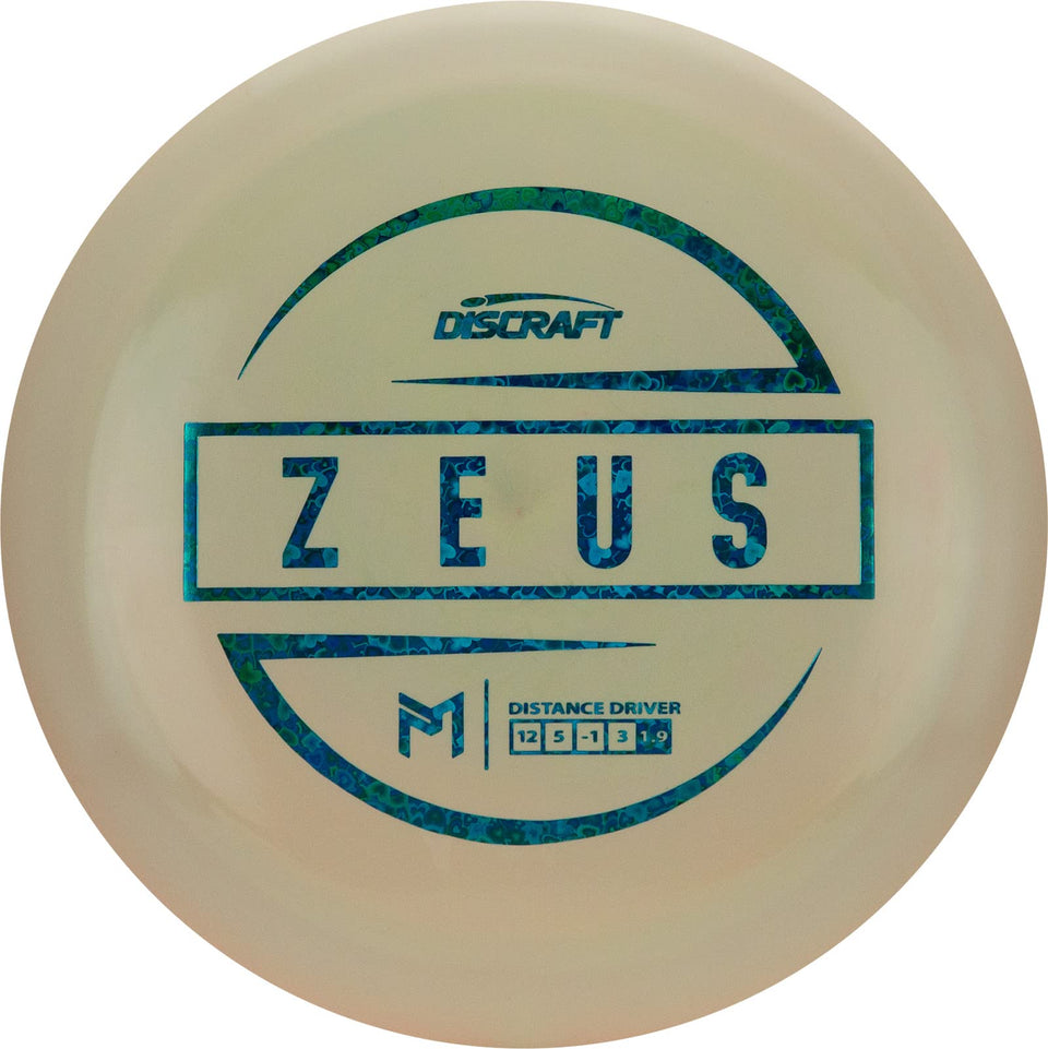 Discraft Zeus driver by Paul McBeth, overstable distance disc for powerful throws.