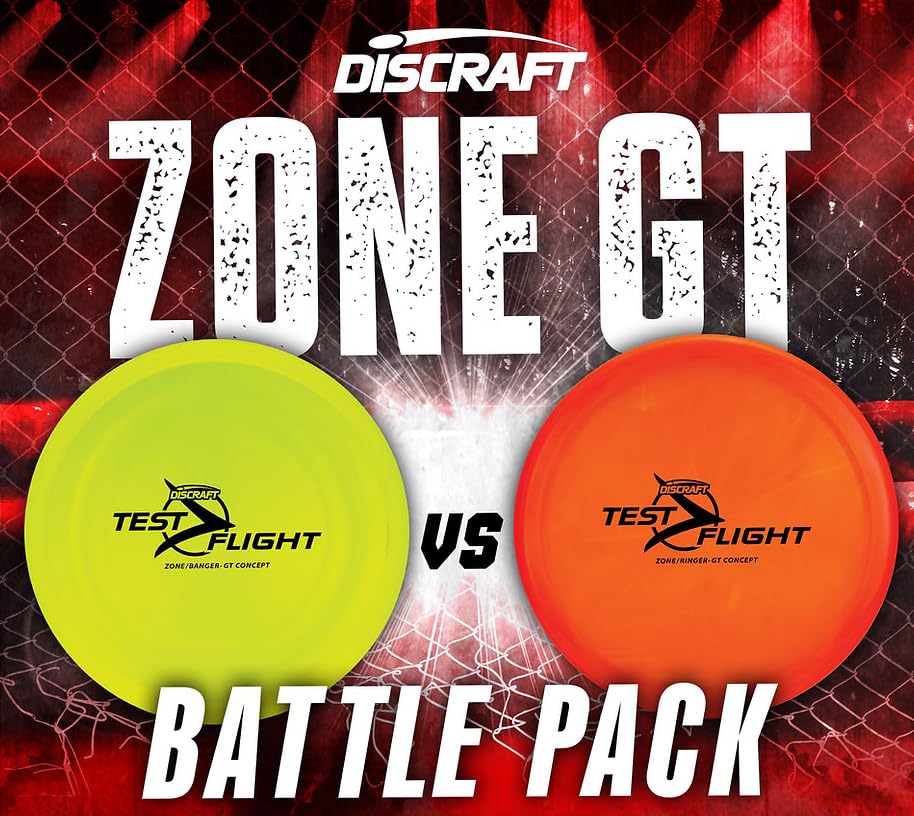 Zone GT Battle Pack two discs shown side by side for design comparison