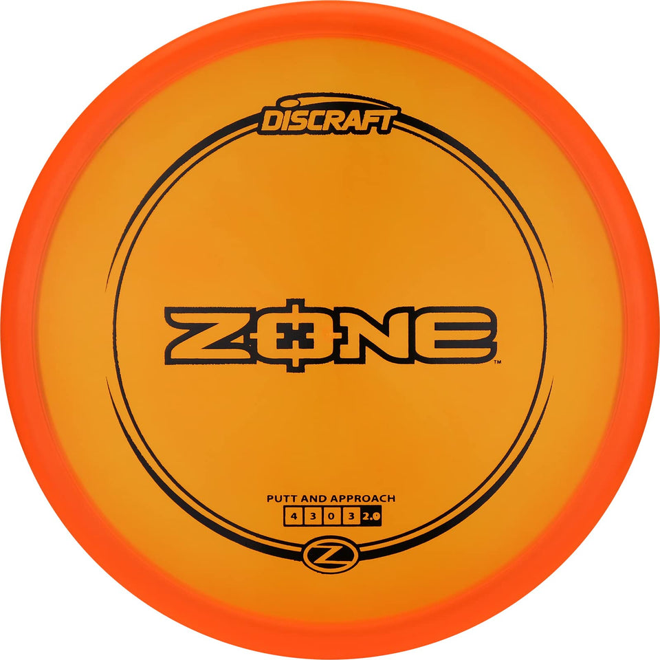 Discraft Zone putt and approach disc 173-174g for precise short-range shots on the course