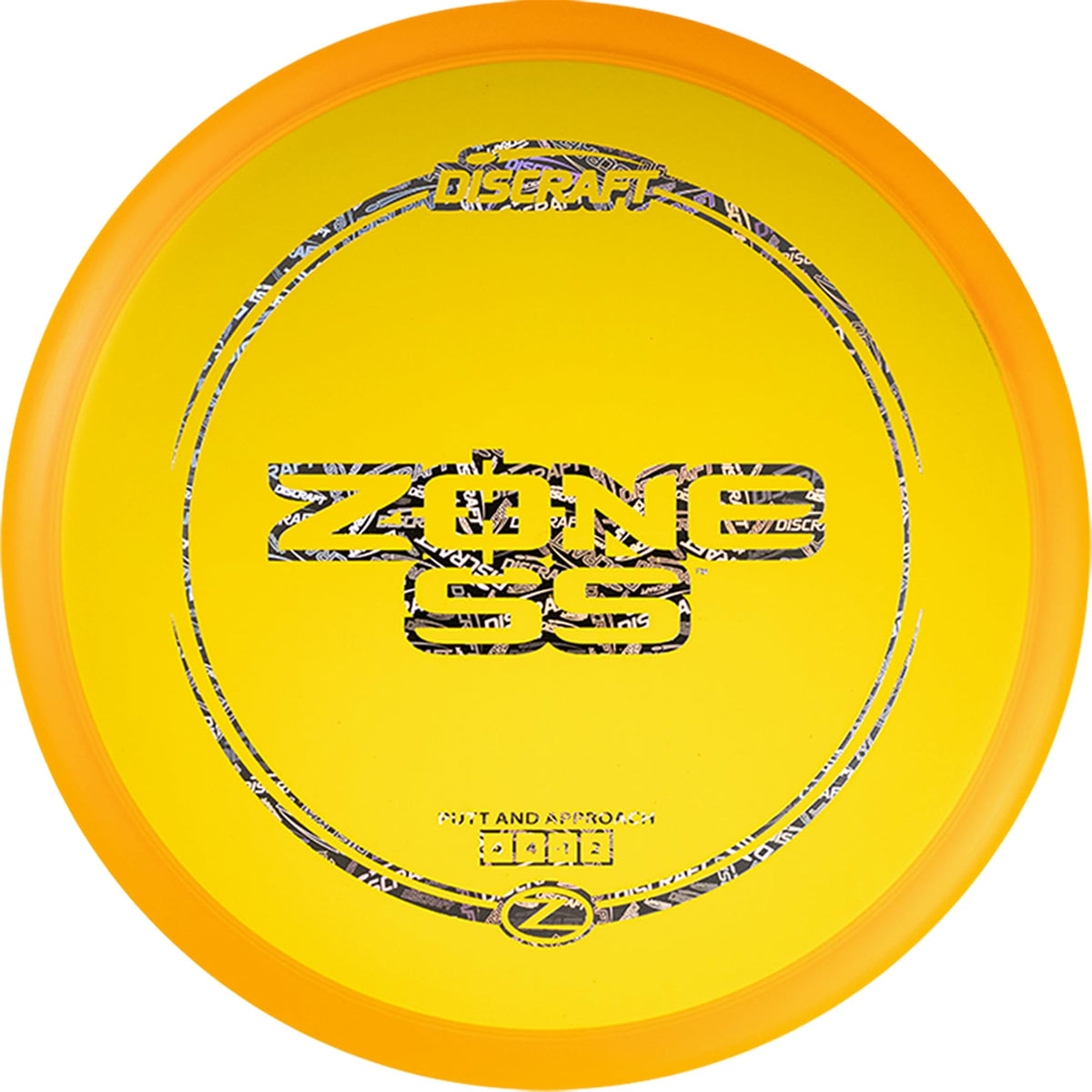 Discraft Zone SS 173-174 glide-path image highlighting longer flight and control.