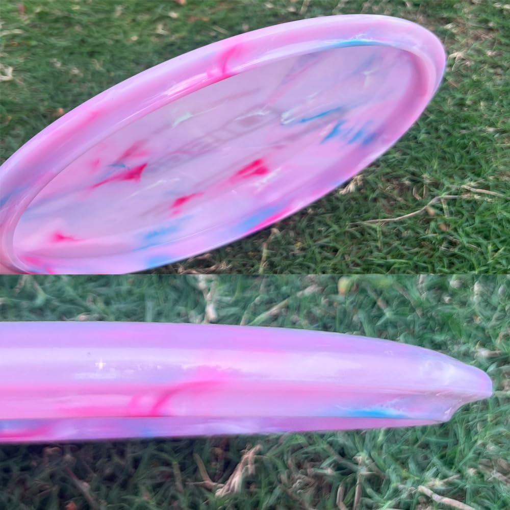 DISGO discs in vibrant colors for easy spotting outdoors.
