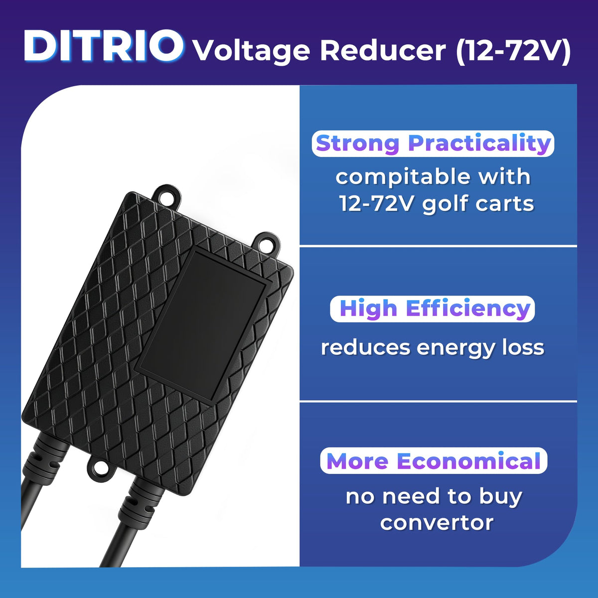 DITRIO golf cart lights app control interface for quick customization on your cart