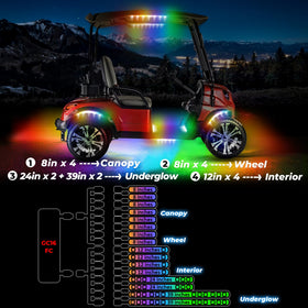 DITRIO glow chasing mode creates moving color waves for eye-catching style.