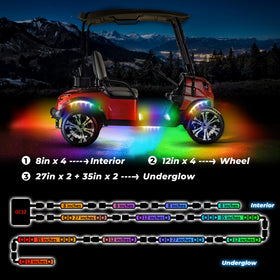DITRIO chase mode cycles colors across RGB strips for dynamic vibes