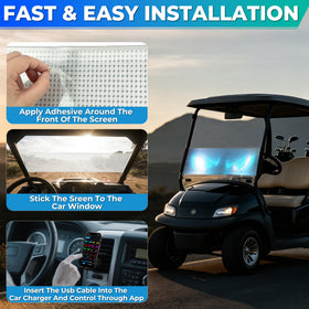 DITRIO Transpant remote and app control for quick adjustments.