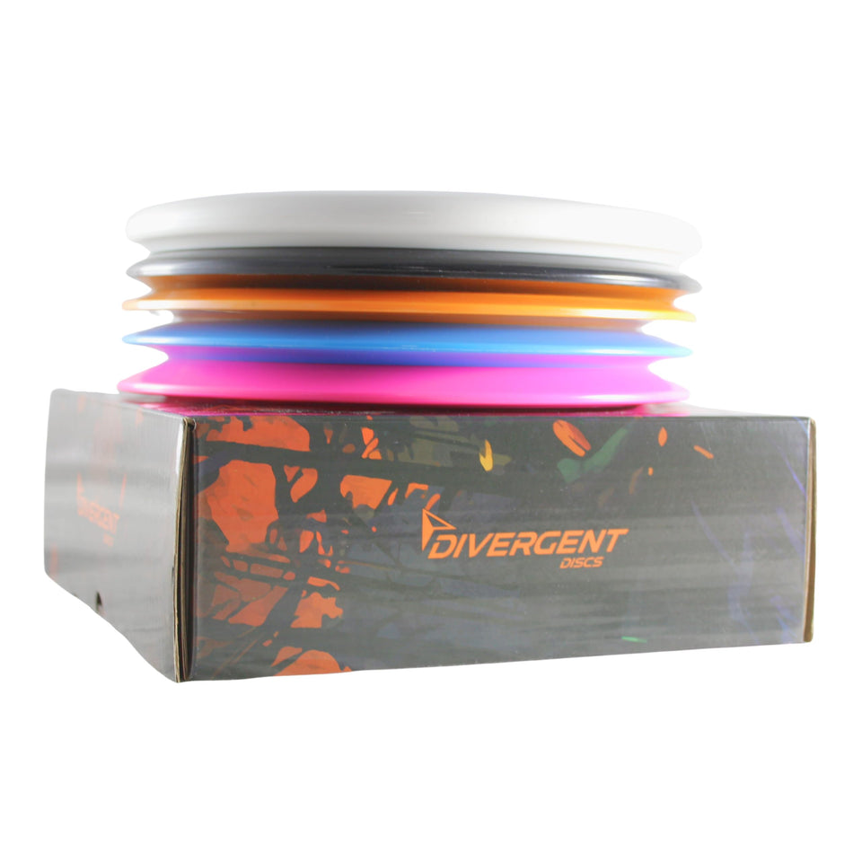 Divergent Discs putter close-up shows precision for approach shots.