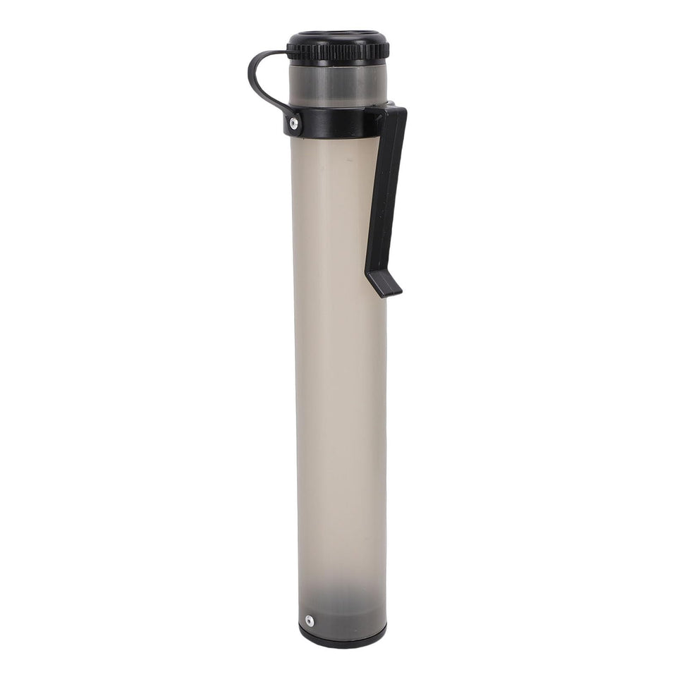 Diydeg cart sand bottle compact gray for quick divot repairs on the course.