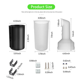 DIYOLFALL curved neck design blocks rainwater entry.