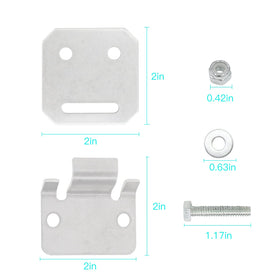 DIYOLFALL durable metal construction resists wear during rugged golf cart use.