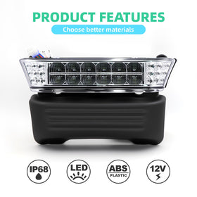 DIYOLFALL front bumper integrated kit for Club Car Precedent upgrade