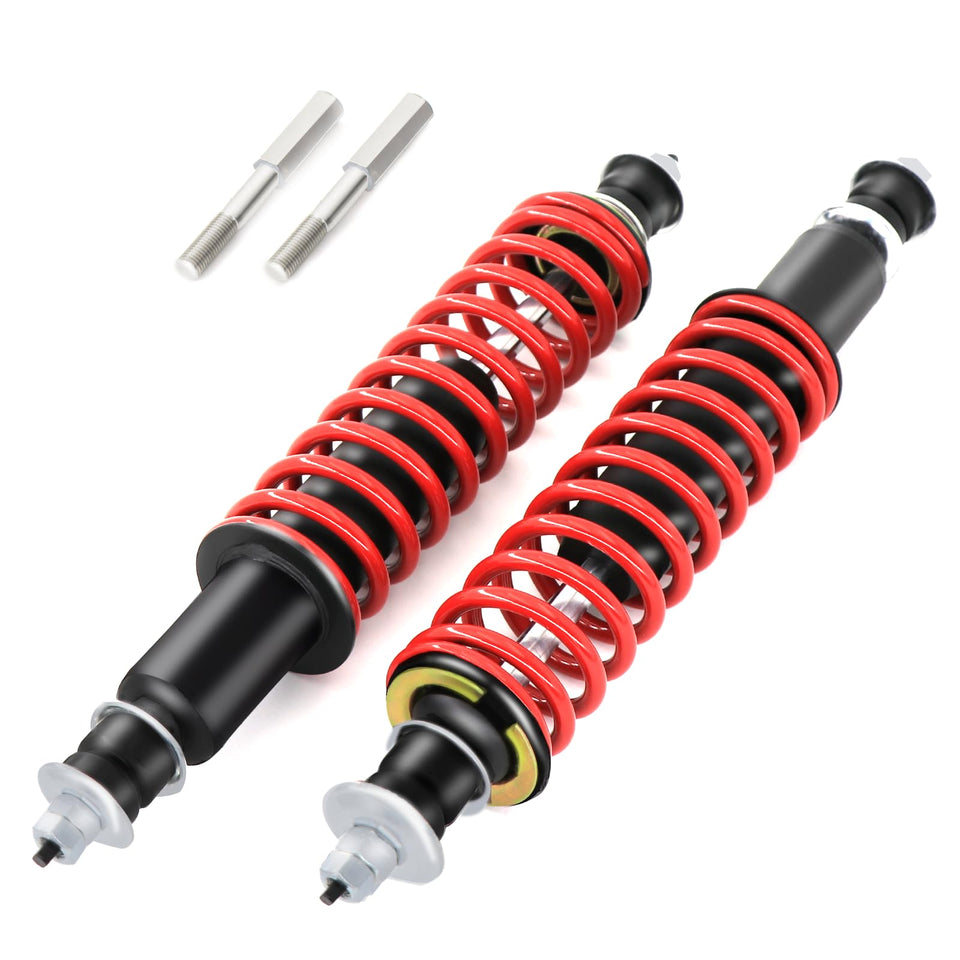 DIYOLFALL front shock absorber with red coil springs for EZGO improves ride comfort