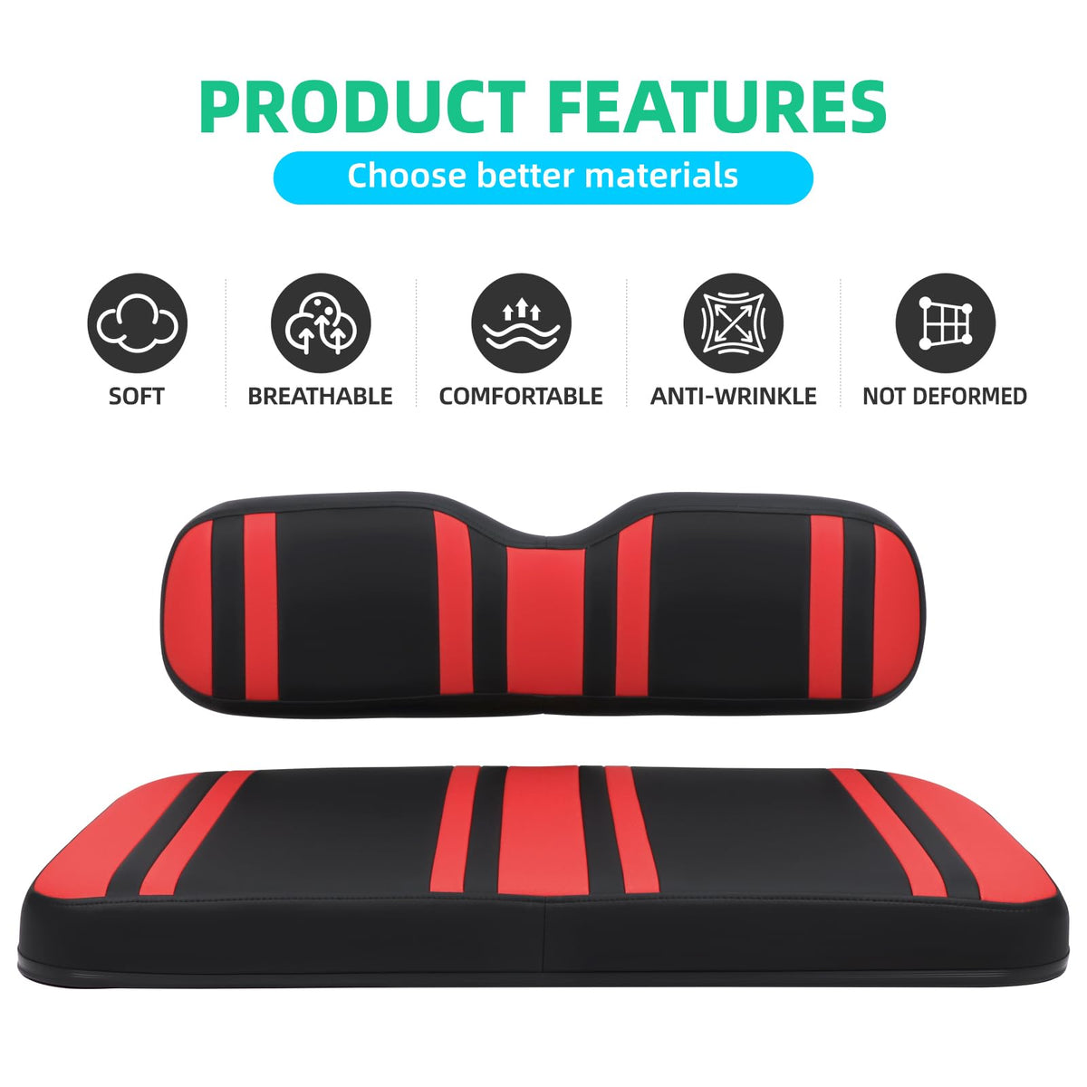 Heavy-duty base and abrasion-resistant leather protect cushions.