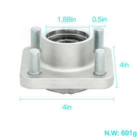 Close-up of DIYOLFALL hub bore detail shows precision engineering and durability.