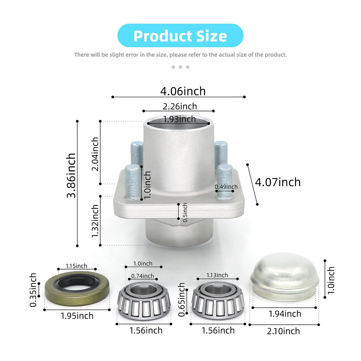 DIYOLFALL installation-ready components facilitate straightforward hub service on golf carts.