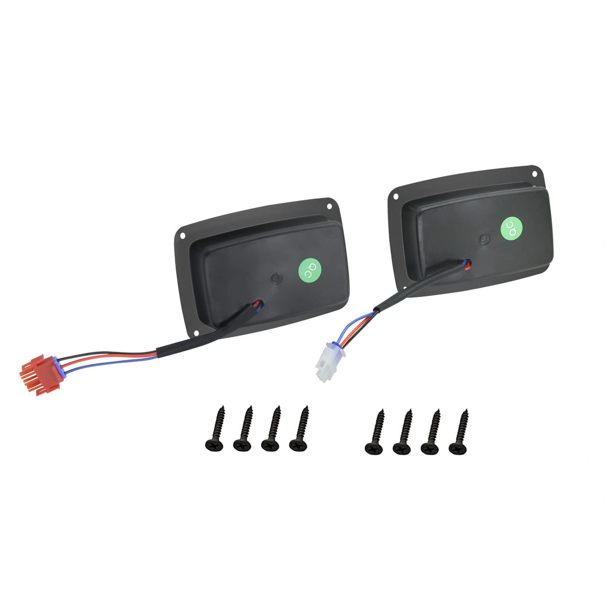 DIYOLFALL LED tail light with 3-wire wiring plug for brake and turn signals