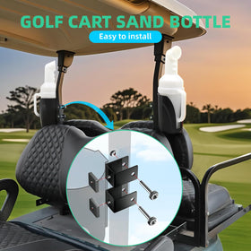DIYOLFALL 1-inch square tube bracket fits Club Car EZGO Yamaha securely.