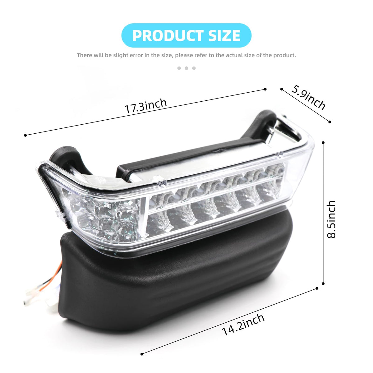 DIYOLFALL replacement headlight assembly for 2004-up Club Car Precedent