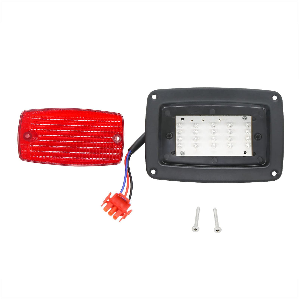 DIYOLFALL tail light kit showing 6x4 inch assembly size